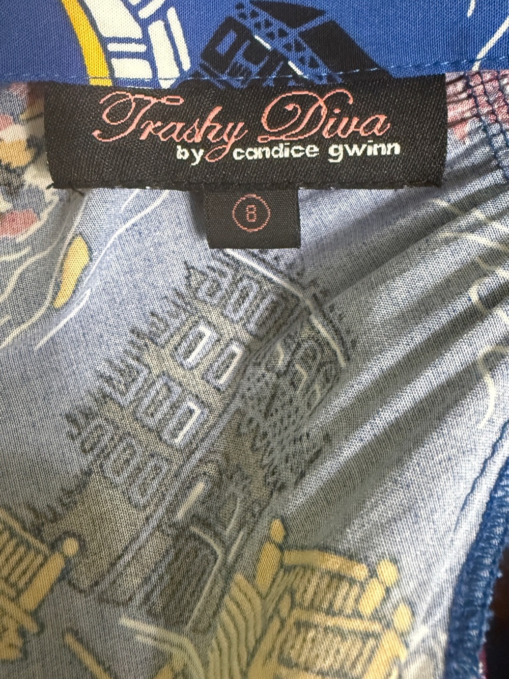Trashy Diva Venice Nights Dress Size 8 - Picture 5 of 5